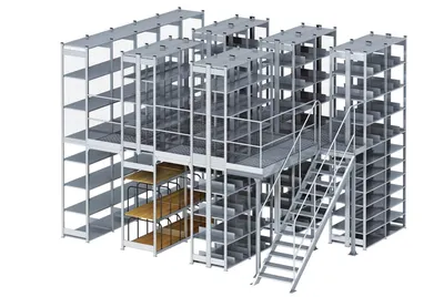 мезонинные стеллажи мезонин стеллаж мезонин складской мезонин мезонин склад  купить стеллажи мезонинного типа у производителя полочный платформы  конструкции мезонинные стеллажи складские для склада