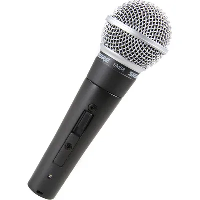 SHURE SM58S - вокальный микрофон (50-15000Hz) с выключателем купить онлайн  по актуальной цене со скидкой и доставкой - invask.ru