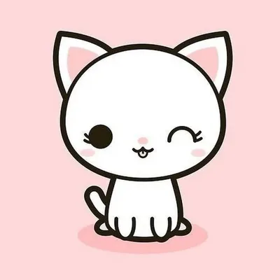 Картинки, рисунки милых котиков для срисовки | Kawaii cat, Hello kitty,  Kitty