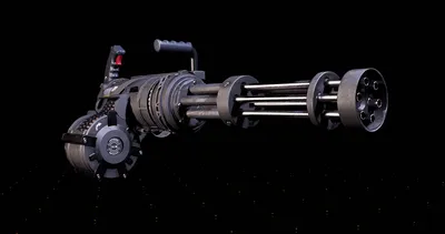 M134 Minigun With Mounting Bracket Collection 3D Model $59 - .max .ma .c4d  .fbx .obj - Free3D