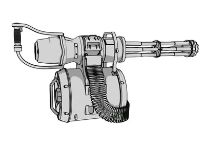 Plasma minigun on Craiyon