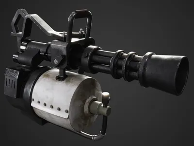 M134 Vulcan Minigun - 3D model by Taylor Lane (@SirLiquorice) [69187e3]