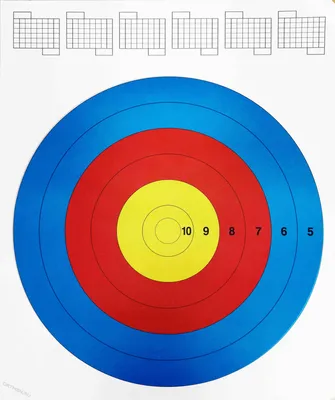 5 МИШЕНЕЙ ДЛЯ СТРЕЛЬБЫ ИЗ ЛУКА 40X40 СМ | Декатлон Казахстан