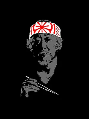 Mr Miyagi Digital Art by Monifa Jelita - Pixels