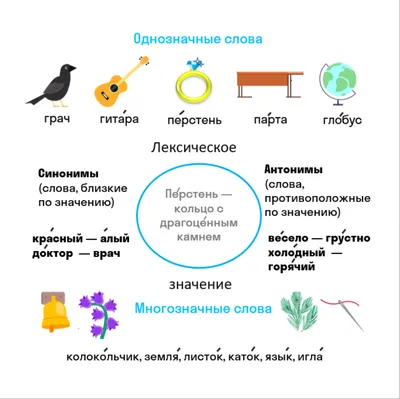 Многозначные слова и омонимы | Обучалочка | Дзен