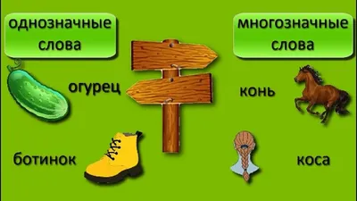 Многозначные слова — это слова, которые имеют несколько лексических  значений, связанных по смыслу. Например,.. | ВКонтакте