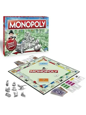 Игра настольная Монополия с банковскими картами MONOPOLY B6677 - Monopoly