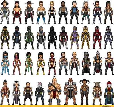 Игровой арт (game art) :: Mortal Kombat (Мортал Комбат, Mortal Combat) ::  Pixel Art (Пиксель Арт, Пиксель-Арт) :: Персонажи МК :: Игры / картинки,  гифки, прикольные комиксы, интересные статьи по теме.