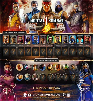 NetherRealm обновила список подтвержденных бойцов Mortal Kombat 1