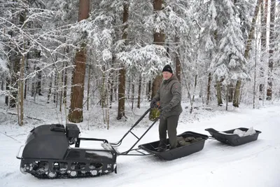 Мотособака электрическая Tracksled | MotoSnegokat