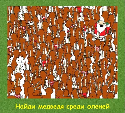 Тест на внимательность. Найди что спрятано на картинке? (часть 1) |  Попробуй отгадай! | Дзен