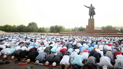 Обучающий коврик для намаза Плакат