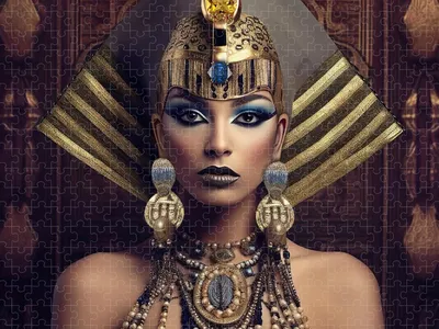 portrait of Nefertiti 2 Tapestry by Mark Ashkenazi - Fine Art America