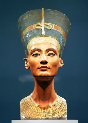 Buy Bust of Queen Nefertiti (reduction), hand-painted cast | ars mundi