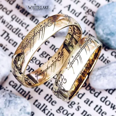 Необычные обручальные кольца с кружевом в золоте — купить в магазине  BOHOANN 💍 Современное ювелирное искусство