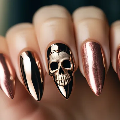 Ноготочки 💅 💀 ноготочки в виде …» — создано в Шедевруме