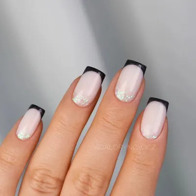 Французский маникюр на коротких ногтях - Студия красоты \"NailsProfi\"