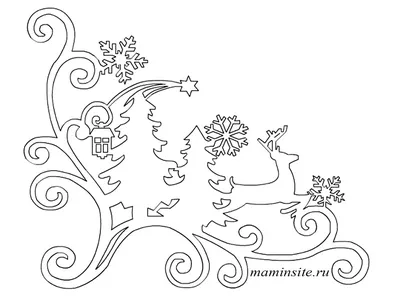 Трафареты на окна к Новому году 2020 - рисунки и шаблоны для вырезания |  Бесплатные трафареты, Поделки, Зимние поделки