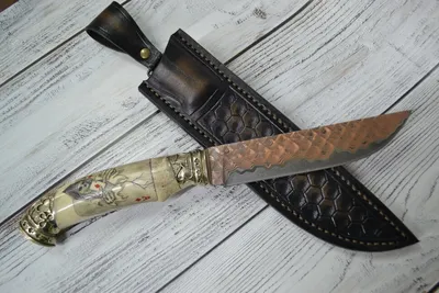 Нож «Русский» сталь х12мф купить по цене 6 500 ₽ в официальном  интернет-магазине кузницы Вострый нож — 116