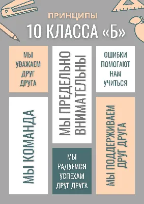 Оформление классного уголка