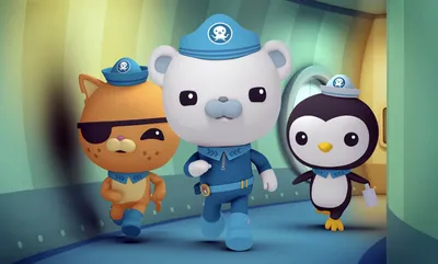 Картинка для торта \"Октонавты (The Octonauts)\" - PT104658 печать на  сахарной пищевой бумаге