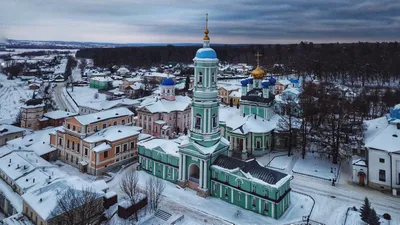 Монастырь Оптина Пустынь - Фото с высоты птичьего полета, съемка с  квадрокоптера - PilotHub