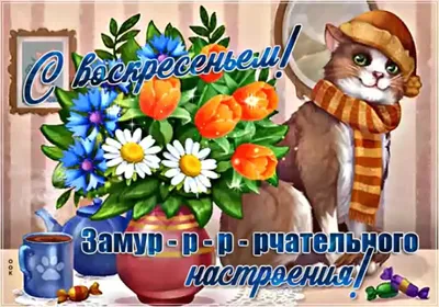 Открытка отличного воскресенья - GreetCard.ru