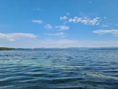 Озеро Тургояк. Последний лед. Белые облака в голубой воде. (часть3) |  Природа Южного Урала | Дзен