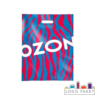Наклейка с логотипом Озон для ПВЗ. Наклейка с лого Озон для пункта выдачи  заказов. Размер 250