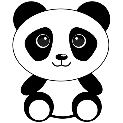 Painted Cute Cheerful Panda Bamboo Vector: стоковая векторная графика (без  лицензионных платежей), 1311342650 | Shutterstock | Иллюстрации с пандой, Рисунки  панды, Милые рисунки