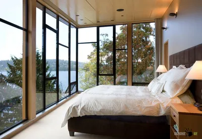 Панорамные окна. Панорамное остекление частного дома, балкона и лоджии.