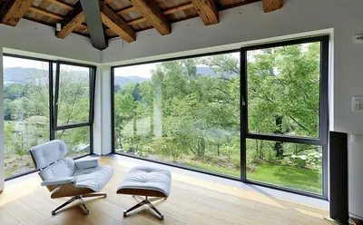 Панорамные окна для загородного дома