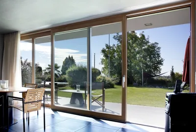Панорамные алюминиевые окна в частном доме — Конструкции из алюминиевого  профиля в СПБ