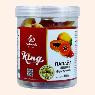 GOOD FOOD Папайя с ароматом тайской дыни 110г - купить в интернет-магазине  shopgf.ru