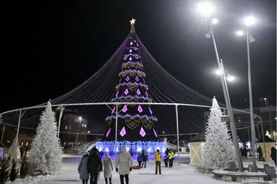 В Перми открылся ледовый парк на городской эспланаде