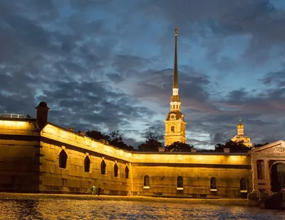 Петропавловская крепость и начало постройки Петропавловского Собора