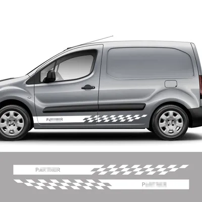 Car Side Stripes Side Sticker for Peugeot Partner Camper Cargo Van Parts  Tuning Car Door Side Sticker Line Graphics Decals : Amazon.de: Automotive