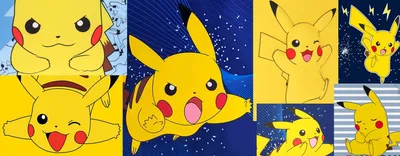 Pikachu and Squirtle Pokemon Graphic · Creative Fabrica