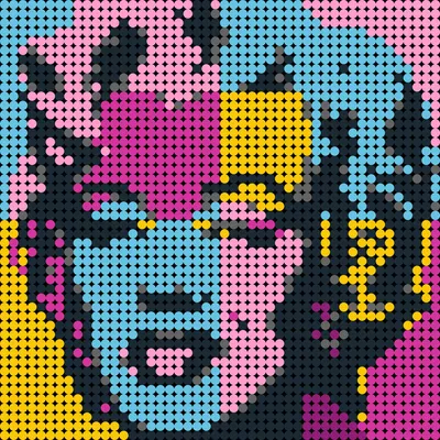 Набор для творчества Wanju pixel ART картина мозаика пиксель арт - Мэрилин  Монро Marilyn Monroe 2603 детали круглые M0005 - купить по выгодной цене |  Первый ТЕХНО