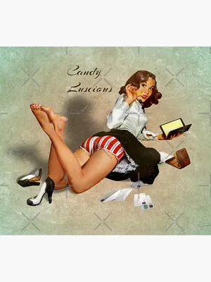 Künstlerische Illustration | Gamer Pin up girl | Europosters