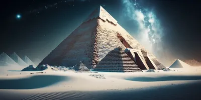 Серия чудеса света: Пирамида Хеопса…» — создано в Шедевруме