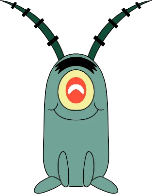 Plankton iconcartoon icon isolated Royalty Free Vector Image