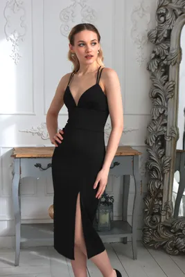 Платье-футляр черное BEEXIST купить с доставкой – Интернет-магазин TREND  ISLAND