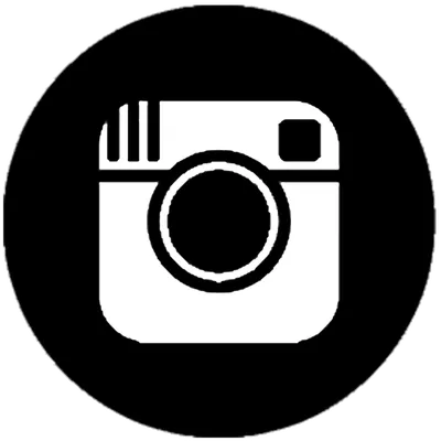 HD White Outline Round Instagram Logo Icon PNG | Citypng