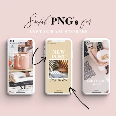 Social PNG's for Instagram Stories — Margot + Co