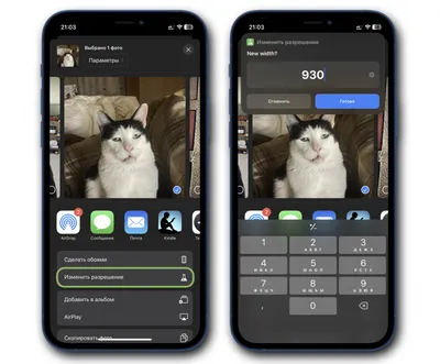 Как изменить разрешение картинки или фотографии на iPhone с помощью быстрой  команды