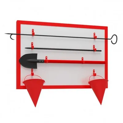 Стенд \"Пожарный щит\" с макетными образцами - Рус Стади