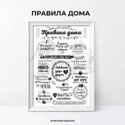 Табличка Правила дома в интернет-магазине Ярмарка Мастеров по цене 600 ₽ –  JG376BY | Слова, Сочи - доставка по России