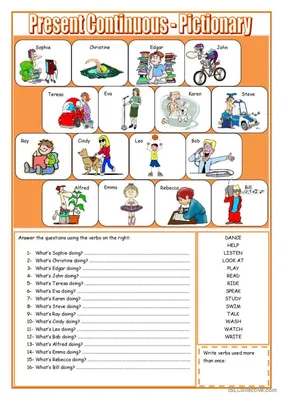 Present Continuous Tense with Examples - English Ceytopia