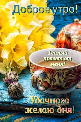 Пин от пользователя Римма на доске ДОБРОЕ УТРО ! Привет !☕☕ | Доброе утро,  Утренние цитаты, Счастливые картинки